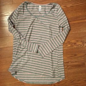 Pink and heathered gray EUC lynnae